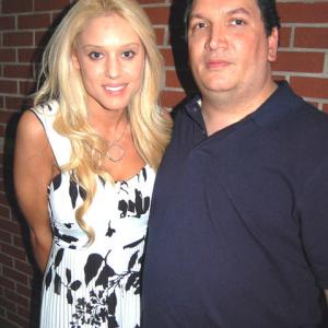 James Magnum Cook with Model and Singer Tiffany Paige Brooks at the 2009 Southern Model Expo and Entertainment Convention held at the Sloan Convention Center in Bowling Green Kentucky