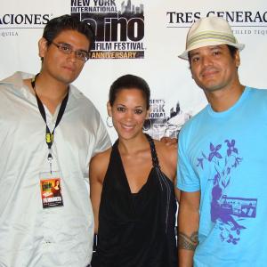 At the HBO Latino Film Festival w/ my co-star and director.