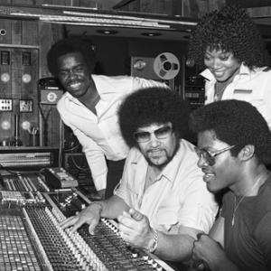 Norman Whitfield with members of The Undisputed Truth at Fort Knox Recording Studios