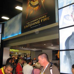 Stephanie Leigh Schlund as Cashmere  The Hunger Games Catching Fire  ComicCon International 2013 in San Diego California
