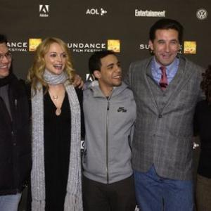 Director Alfredo de Villa with actors Heather Graham Victor Rasuk William Baldwin and Marelene Forte at the World Premiere of Adrift in Manhattan 2007 Sundance Film Festival 12107