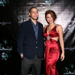 Jason Baustin and Cici Carmen at the premiere of 