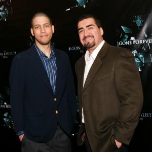 Jason Baustin and Manuel Poblete at the premiere of Gone Forever at the AFI Silver Theatre