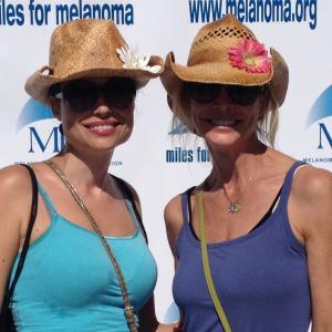 Miles for Melanoma walk with Kathleen Kinmont.