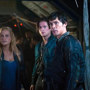 Still of Eliza Taylor Bob Morley and Thomas McDonell in The 100 2014