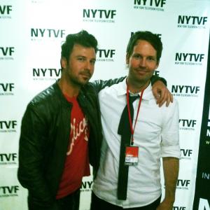 With Vice Inc WriterDirectorProducer Sean Skelton after winning Best Web Series at the 2011 New York Television Festival