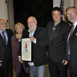 Andy Vajna with his Lifetime Achivement Award