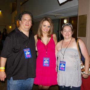 James Magnum Cook, Actress Kayla Perkins and Shelley Curtis Clark together at Fright Night/Fandom Fest 2011 in Louisville, Kentucky!