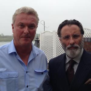 Richard Atkinson  Co Producer with Andy Garcia on the set of Rob The Mob