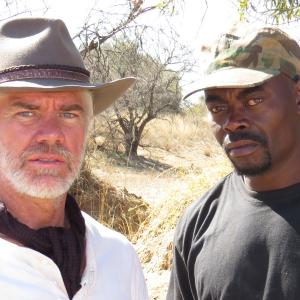 Frans as lead actor James in the movie Khumbula I will remember With Sipho Ngema