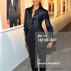 Amanda Luttrell Garrigus attends the Ermenegildo Zegna Eminences Grises unveiling hosted by Gildo Zegna and Stefano Pilati at JF Chen in Los Angeles California