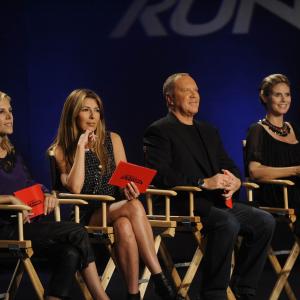 Still of Heidi Klum, Nina Garcia, Michael Kors and Tory Burch in Project Runway: A Little Bit of Fashion (2010)