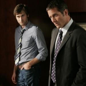 Still of Rob Estes and Ryan Eggold in 90210 2008