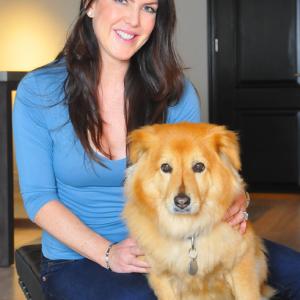 Beverly Hills Courier Rescue Dog of the Week columnist Kira Lorsch with adopted rescue dog daughter Mindy.
