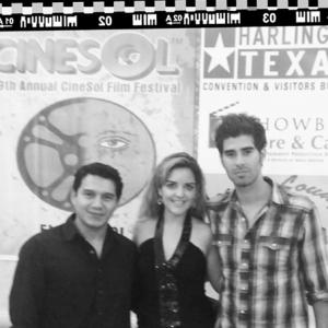Actor Jose Rodriguez and director Rene Rhi at CineSol