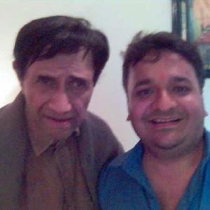 With the Legendary Dev Anand