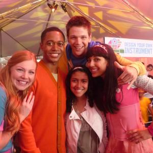 Caitlin Sanchez with The Fresh Beat Band