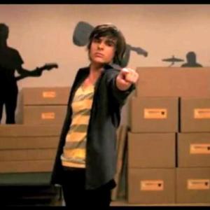 Sam Stone as Skippy Hickenlooper on the set of Big Time Rush  Big Time Concert