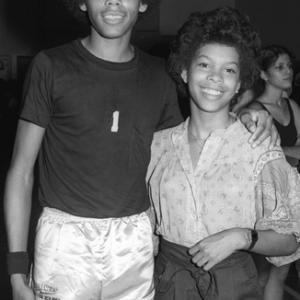 Foster Sylvers, Dawn Haynes of The Sylvers at celebrity basketball game