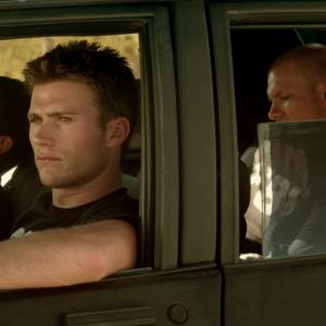 Scott Eastwood Andy Garcia Justin Arnold and Justin Park in Mercury Plains by Charles Burmeister