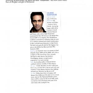 Zee magazine, 'one of the six most up and coming British Asian actors'