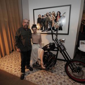 Elizabeth Di Prinzio with Machine Gun Preacher Sam Childers Have a Heart Charity at The Palihouse