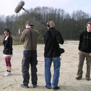 Andreas Cyrenius directing his 2006 feature length film Bangbus.