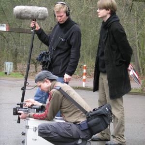 Andreas Cyrenius directing his 2006 feature length film Bangbus