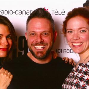 Director David Boisclair with 192 actresses Julie Perreault Isabelle Latendresse and Catherine Brub Audrey Pouliot