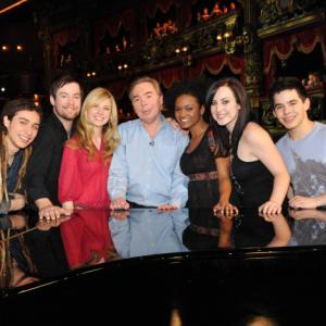 Still of Andrew Lloyd Webber, Syesha Mercado, David Cook, Brooke White, David Archuleta and Jason Castro in American Idol: The Search for a Superstar (2002)