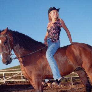 Western Bareback horse riding with Simone Kaye