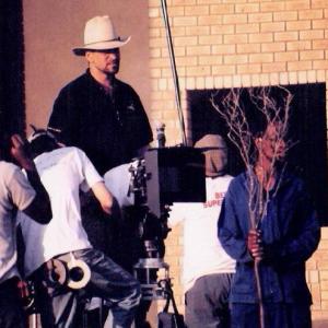 Hot Chilli 1998 Director pictured in blue Moabi Mogorosi