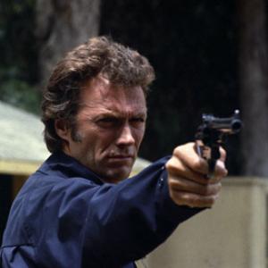 Clint Eastwood playing Inspector Dirty Harry Callahan circa 1973