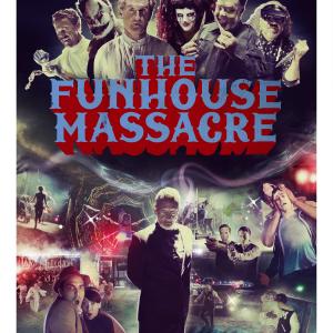 E.E. Bell, Sebastian Siegel, Renee Dorian, Ben Begley, Matt Angel, Mars Crain and Candice De Visser in The Funhouse Massacre (2015)