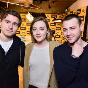 Saoirse Ronan, Emory Cohen and Callan McAuliffe at event of IMDb & AIV Studio at Sundance (2015)