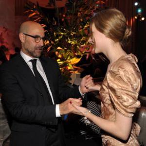Stanley Tucci and Saoirse Ronan at event of The Lovely Bones (2009)