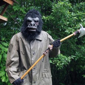 Jeff Kirkendall as Trask in the feature film Empire of the Apes from Polonia BrothersSterling Entertainment