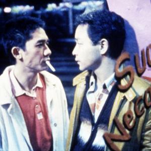 Still of Leslie Cheung and Tony Chiu Wai Leung in Chun gwong cha sit 1997