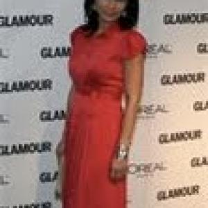 On the red carpet at the Glamour Women of the Year Awards 2011