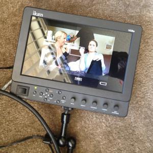 Tracy Miller and Melanie Seelinger filming the Choices trailer