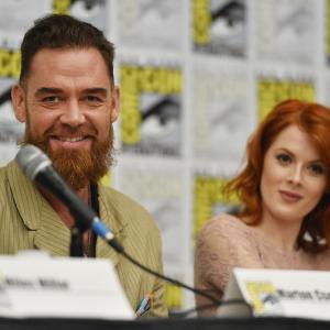 Marton Csokas and Emily Beecham at event of Into the Badlands 2015