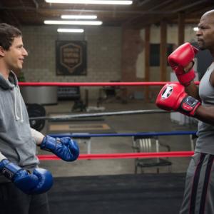 Still of Terry Crews and Andy Samberg in Brooklyn NineNine 2013