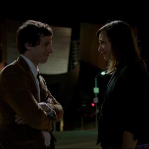 Still of Rashida Jones and Andy Samberg in Celeste & Jesse Forever (2012)