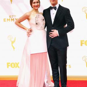 Andy Samberg and Joanna Newsom at event of The 67th Primetime Emmy Awards (2015)