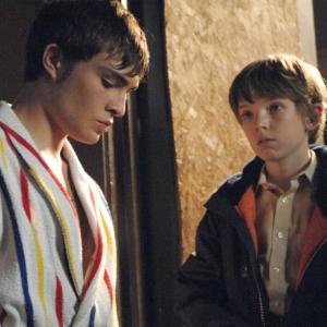 Still of Ed Westwick and Bill Milner in Son of Rambow 2007