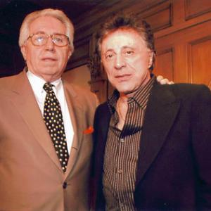 Uncle Pete And Frankie Valli at the Friars Club on Frankie 70 Brithday Party