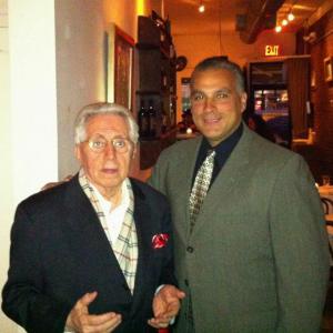 Uncle Pete Figlia & My Buddy Raffaele Santorelli at the Video shoot April 12,2012 at Vespa Italian Restaurant