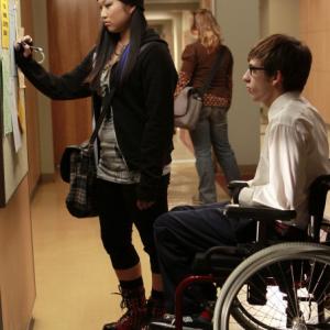 Still of Kevin McHale and Jenna Ushkowitz in Glee 2009