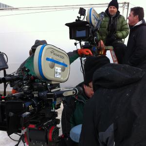 On location in Anchorage Alaska theBarrow set for Big Miracle
