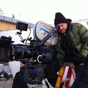 On location in Anchorage Alaska on Barrow set for Big Miracle
